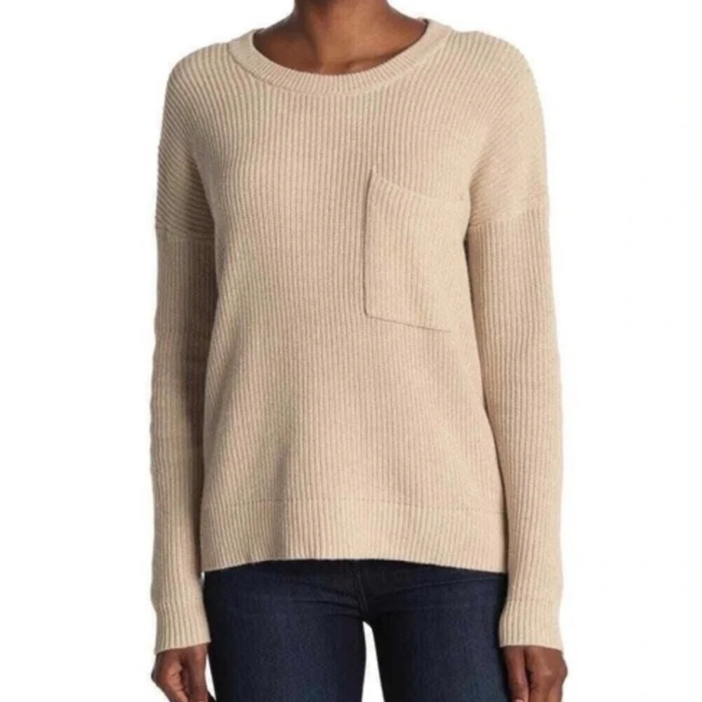 Madewell Cotton Blend Pullover Pocket‎ Sweater